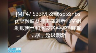 [MP4/ 533M]&nbsp;&nbsp;高颜值女神主播韩老师空姐制服黑丝和炮友各种姿势啪啪，暴，超级刺激