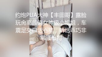 约炮PUA大神【丰田哥】露脸玩肏高颜值女神级小姐姐，车震足交口活吞精，听话乖巧非常骚母狗