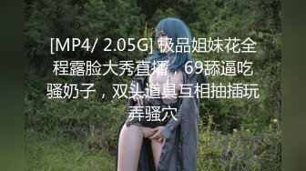 [MP4/ 2.05G] 极品姐妹花全程露脸大秀直播，69舔逼吃骚奶子，双头道具互相抽插玩弄骚穴