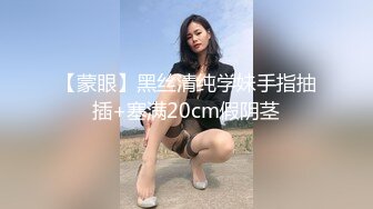 【蒙眼】黑丝清纯学妹手指抽插+塞满20cm假阴茎