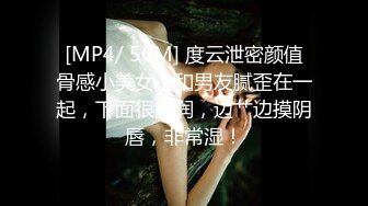 [MP4/ 56M] 度云泄密颜值骨感小美女，和男友腻歪在一起，下面很湿润，边艹边摸阴唇，非常湿！